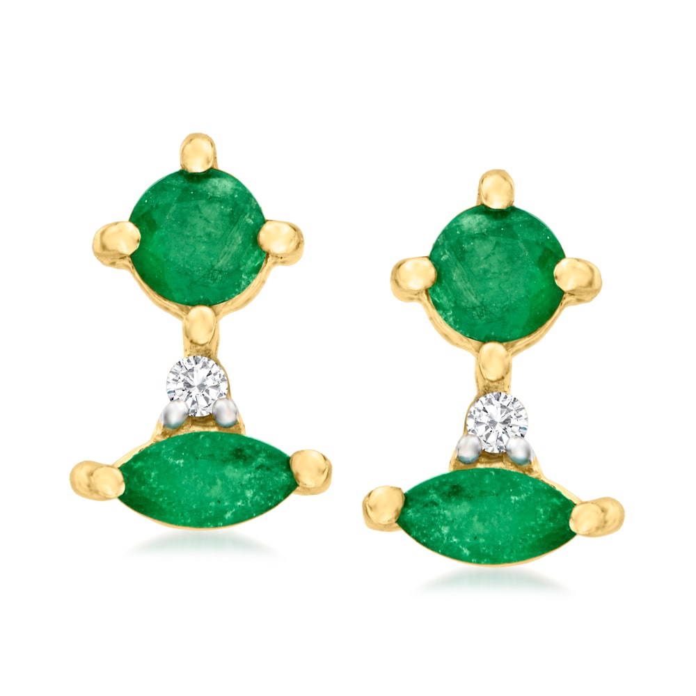 Ross simons store emerald earrings
