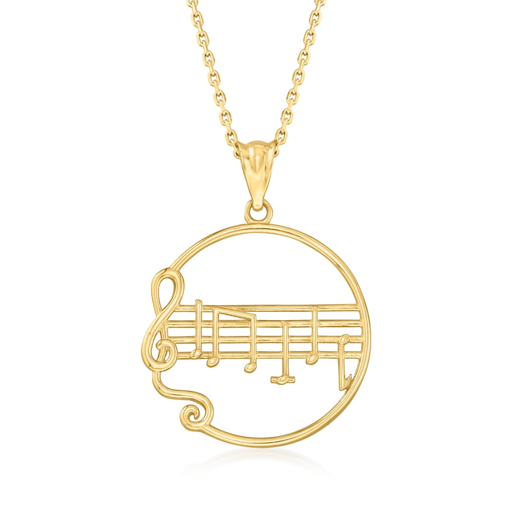 Sterling Silver Music Note Charm Necklace Pendant Musical: 16454961856563