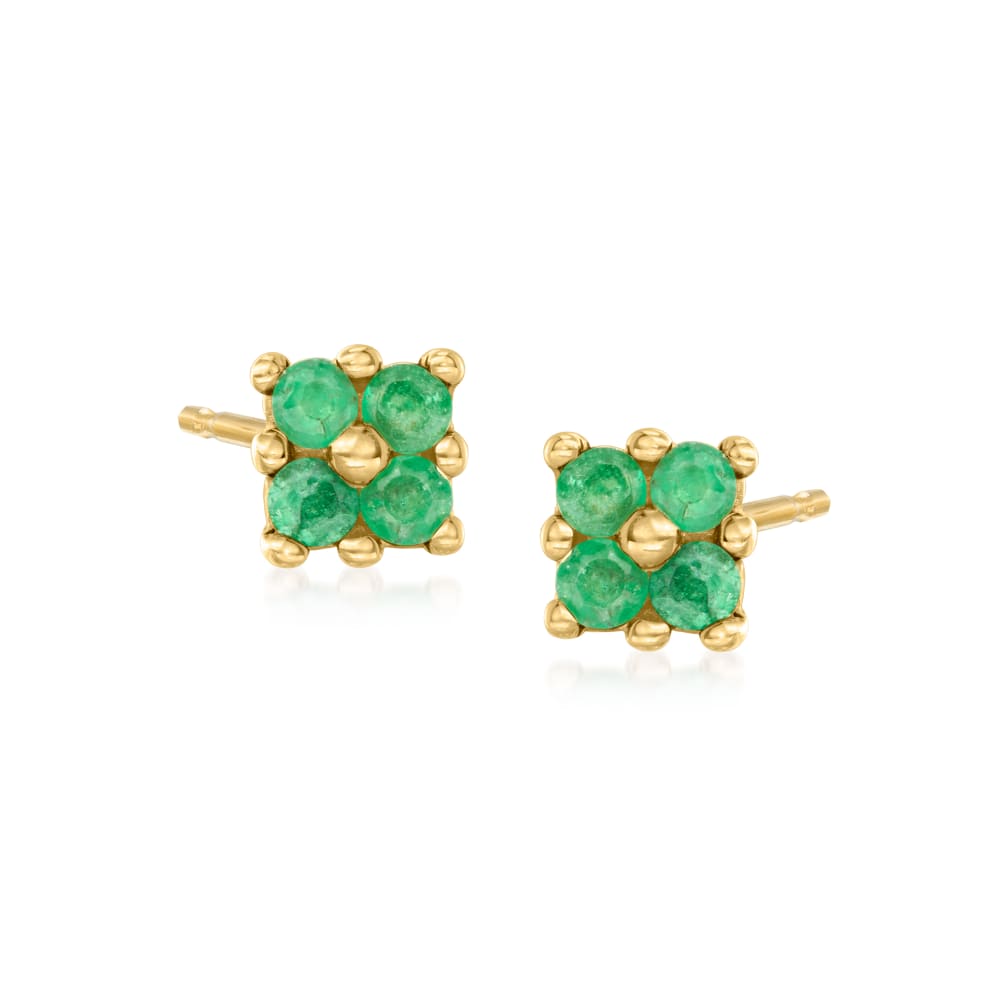 Ross simons emerald earrings sales