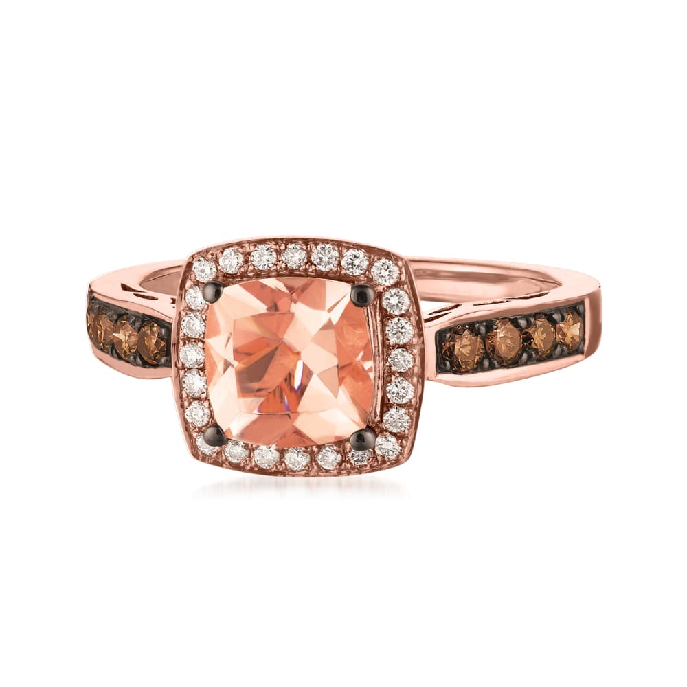 Le vian sales chocolatier peach morganite