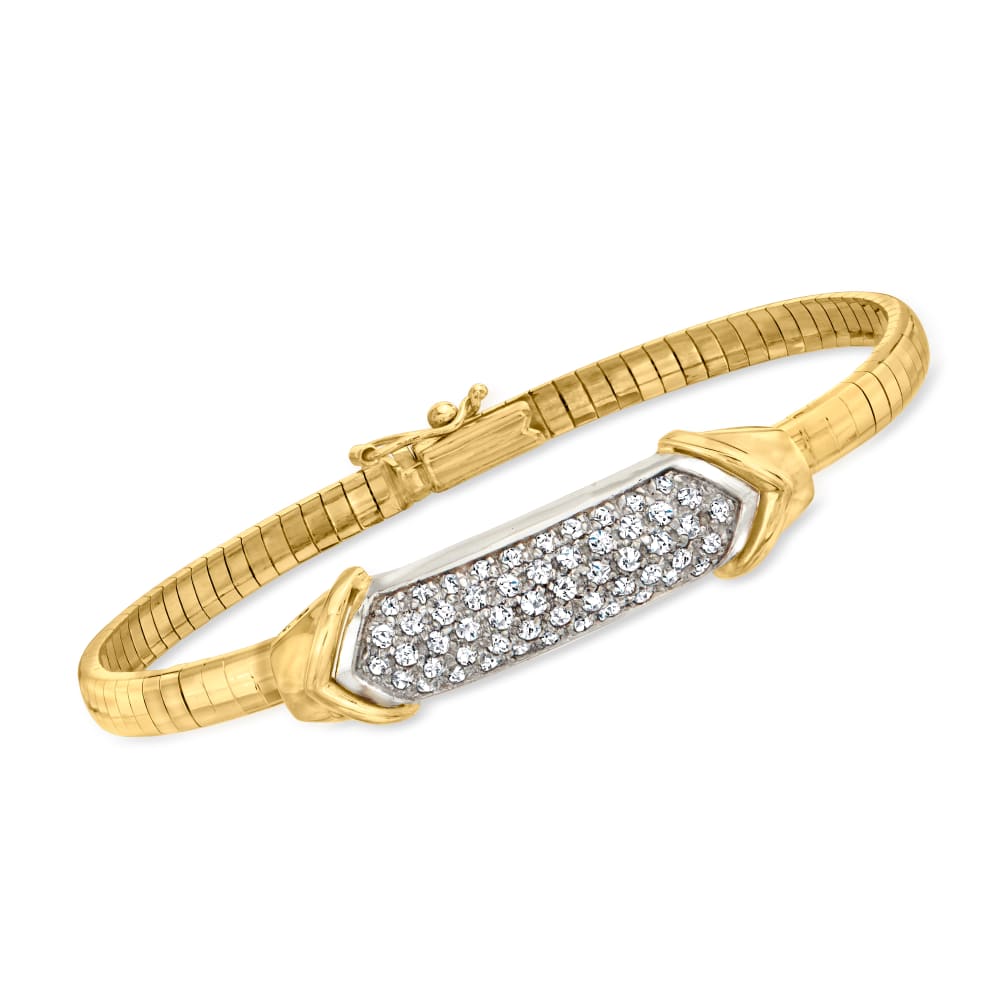 omega bracelet gold