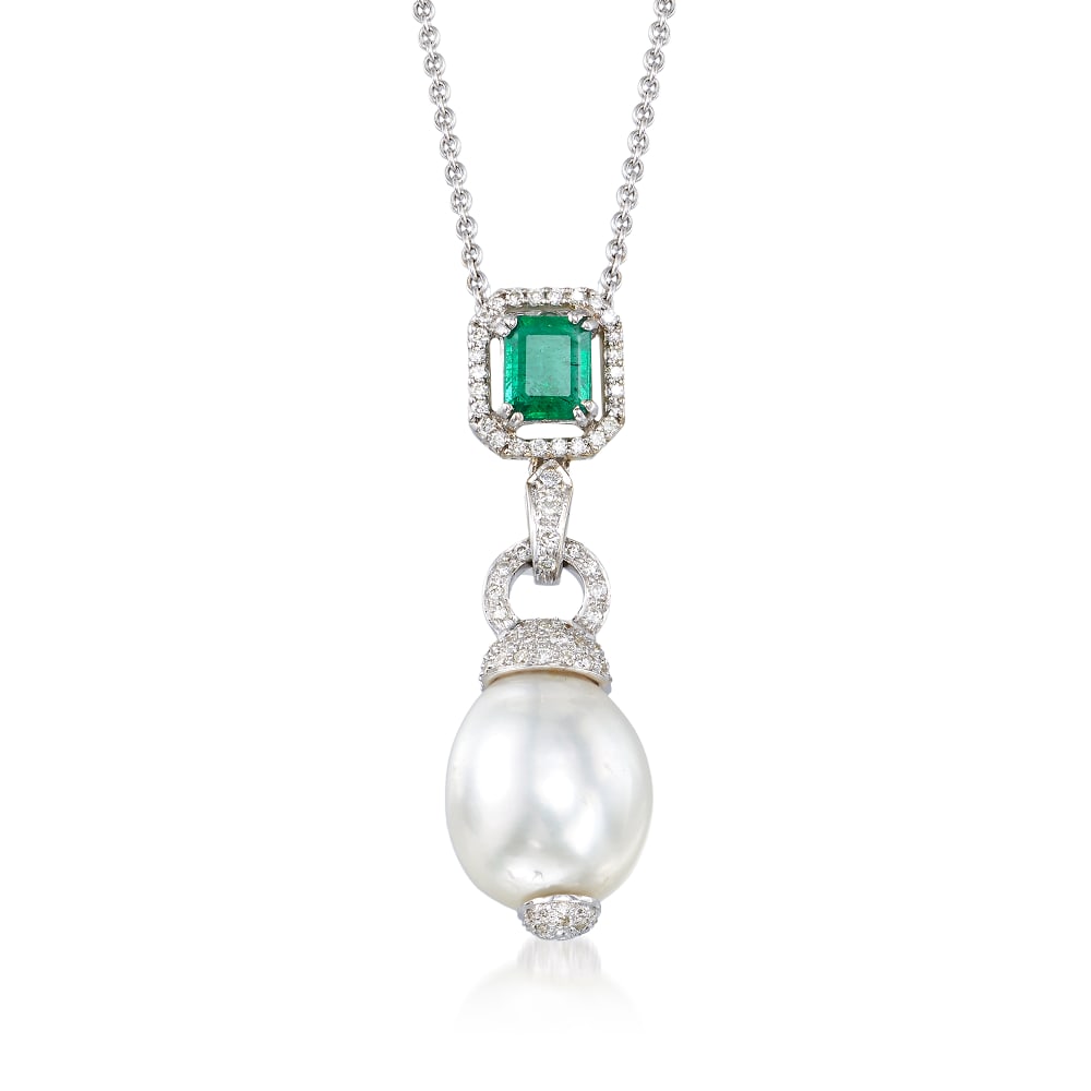 Ross simons top emerald necklace