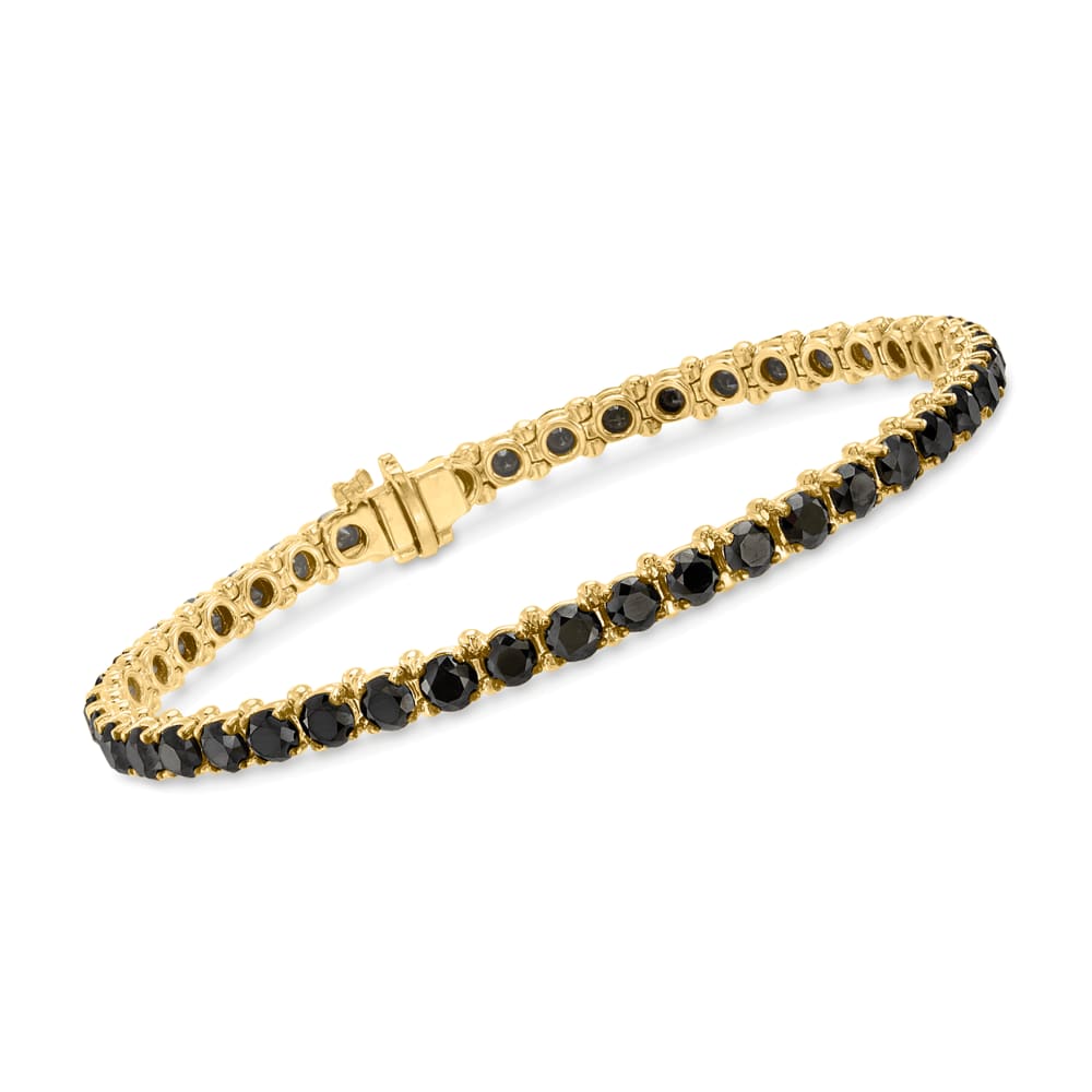 VRAI Baguette 14K Gold Tennis Bracelet w. Lab-Grown Diamonds – The  Jewellery Room