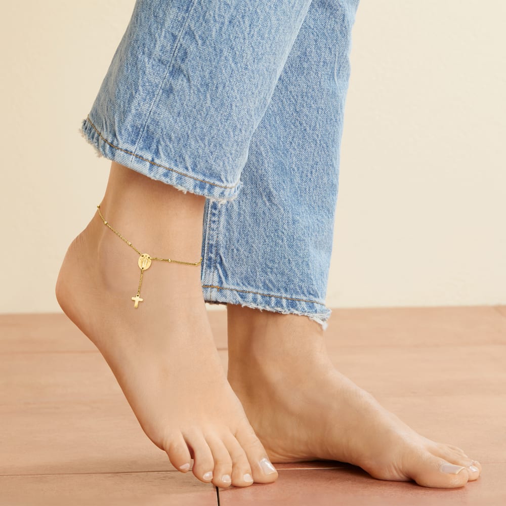 Rosary anklet hotsell