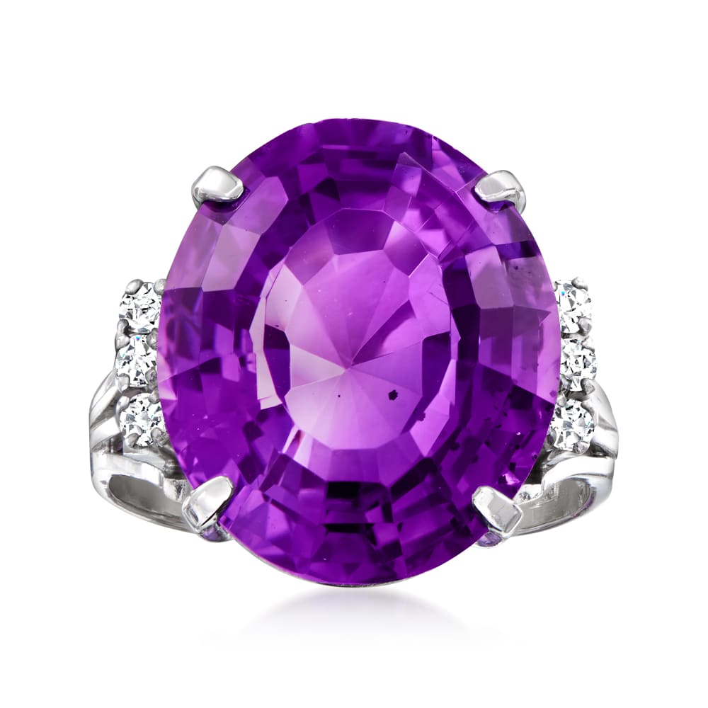 15 carat outlet amethyst ring