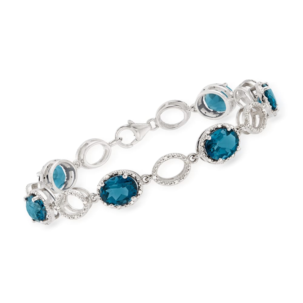 Buy Blue Topaz Bracelets Personalised for You  GLAMIRAin