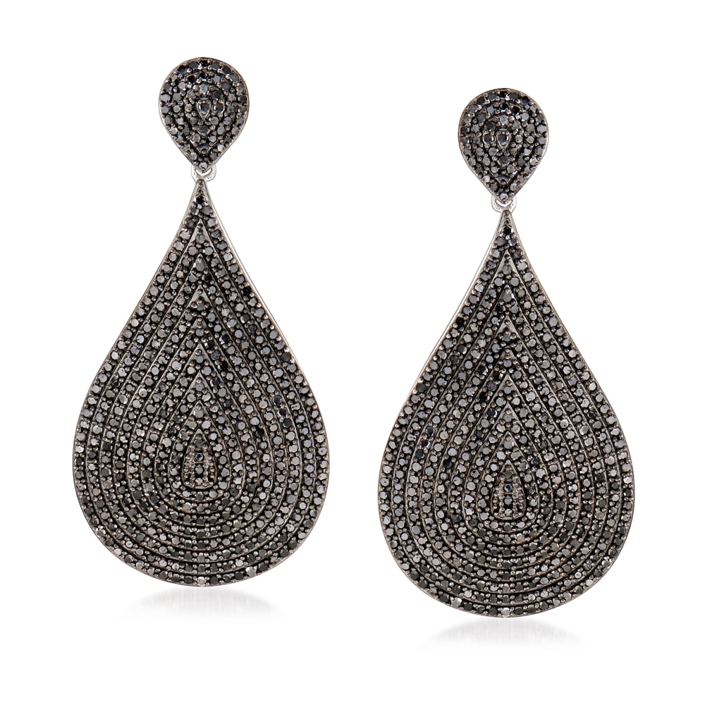Oxidised Silver Drop Earrings For Traditional, Occasional Oxidised Silver  Drop Earrings for Womens (JEOD100210)