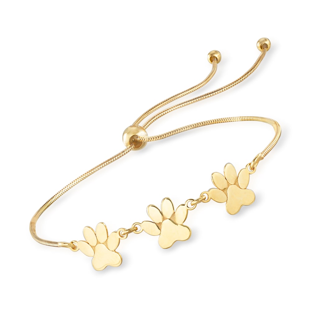 Paw print bolo shop bracelet
