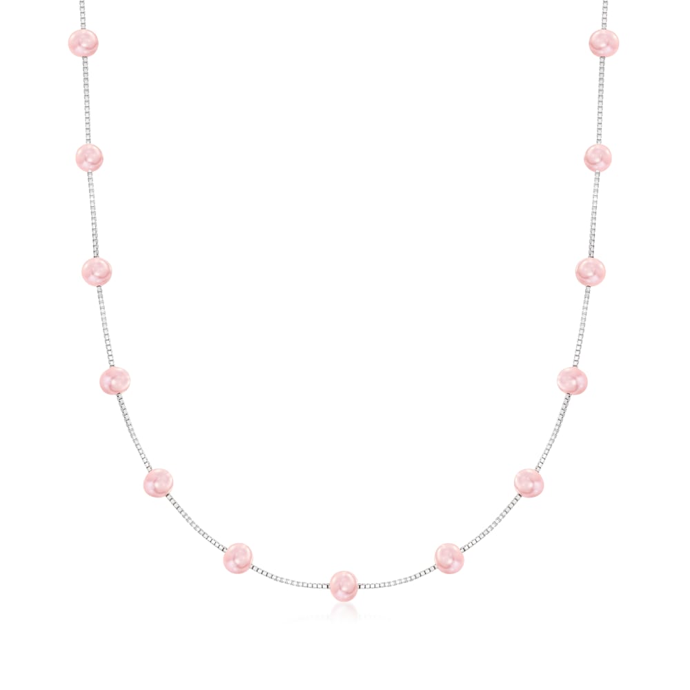 Pink Tourmaline Chips Sterling Silver Necklace - Shop Online at Earth Song  Jewelry