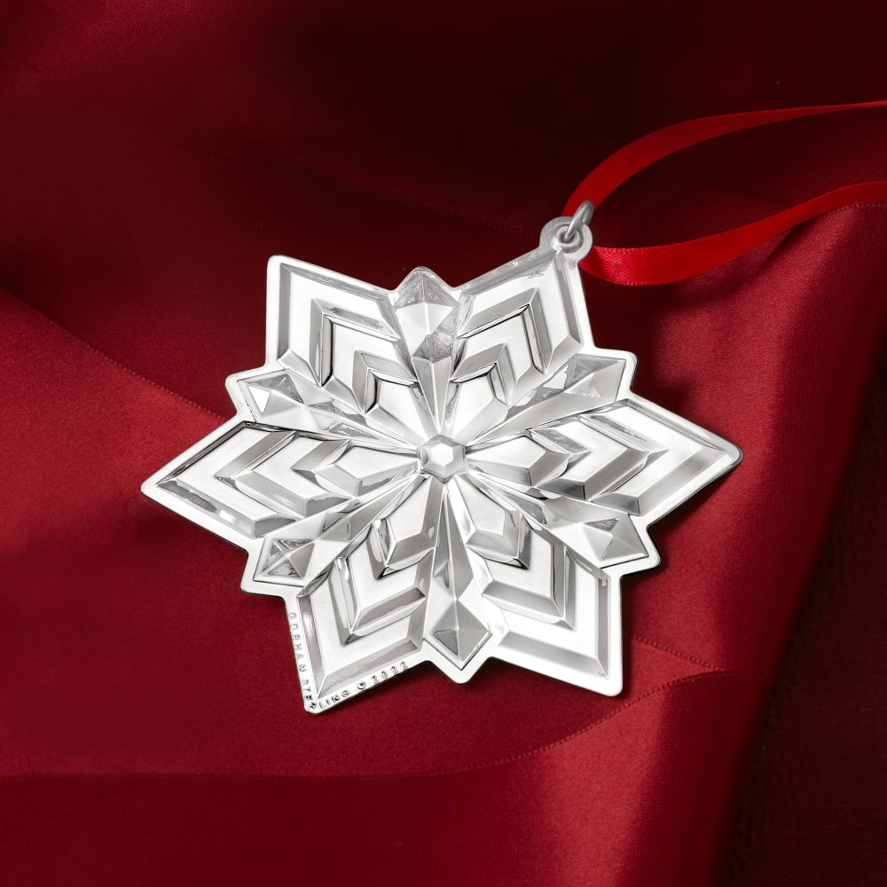 Sterling Silver Snowflake Christmas Ornament – FIRE & BRILLIANCE