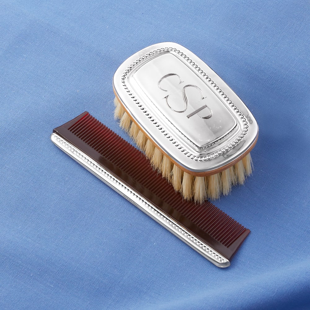 Personalized comb hotsell and brush set