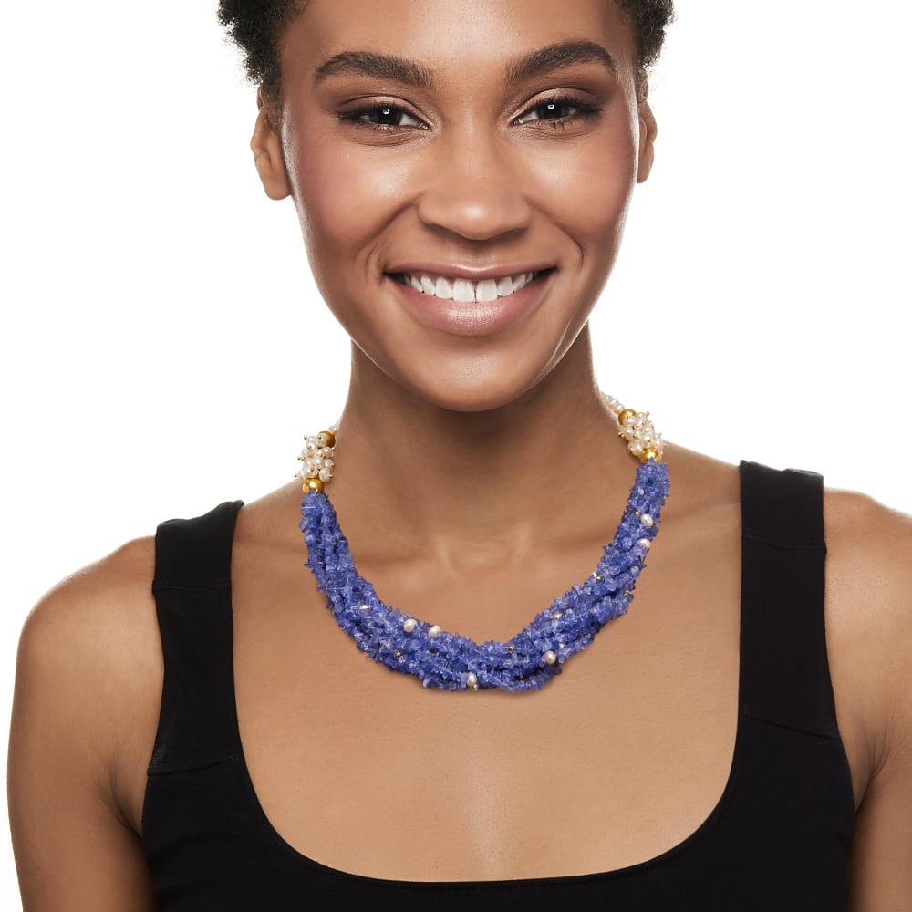 Tanzanite discount chip necklace