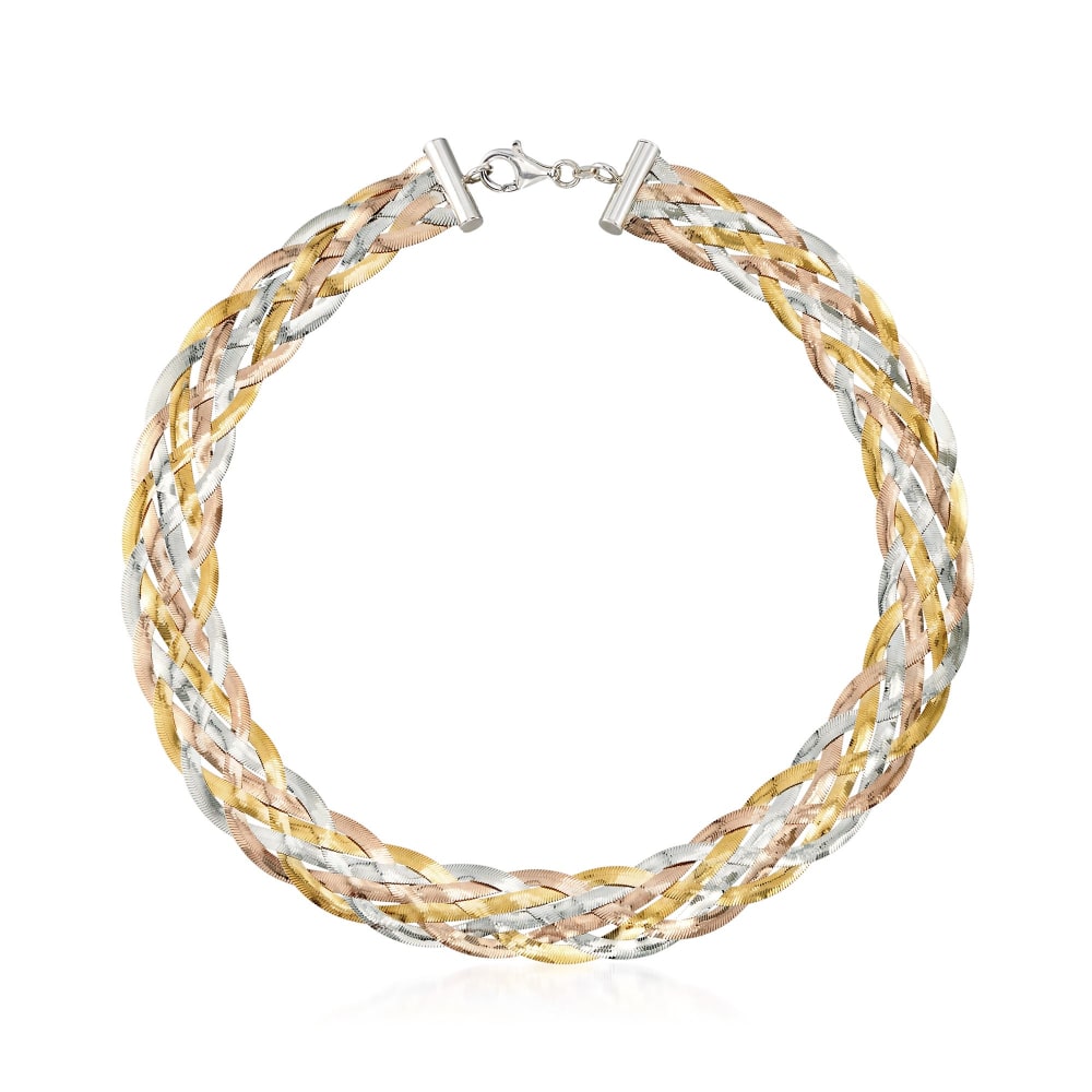 Solid 14K Tri-tone Gold Valentino Diamond Cut Chain 2mm, Ladies Tri-tone  Gold Necklace, Ladies Gold Chain, 14K White Rose Yellow Gold Chain - Etsy