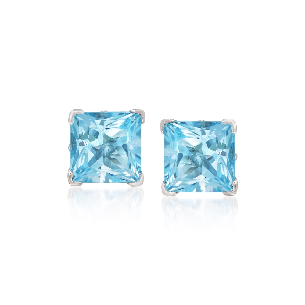 Ross simons shop blue topaz earrings