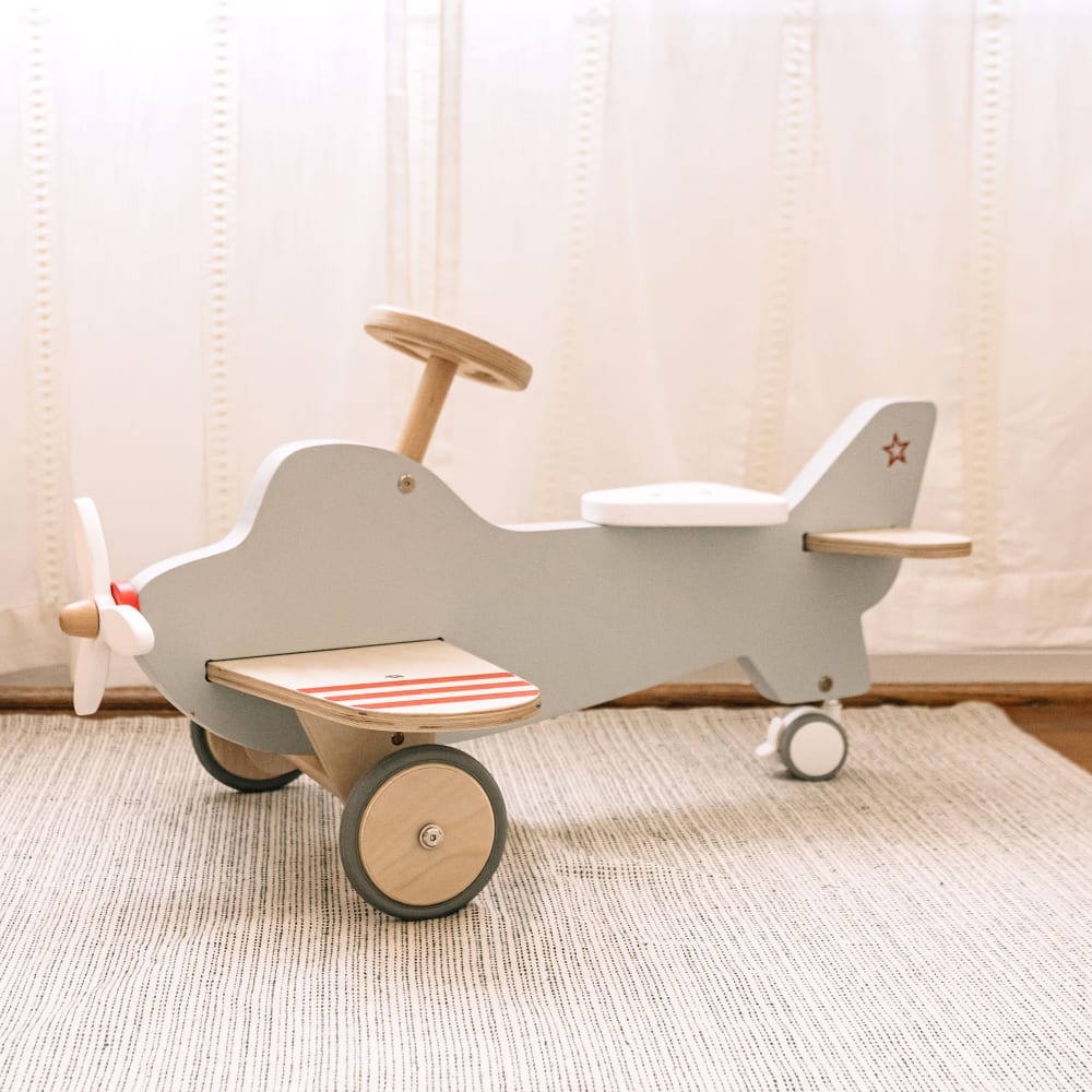 Wonder Wise Child s Airplane Rocker Ride On Toy Ross Simons