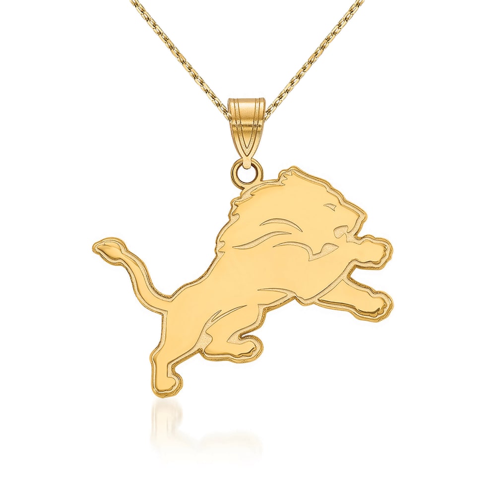 Detroit lions necklace sale