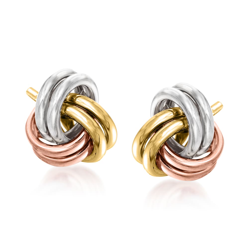 Ross simons love knot on sale earrings