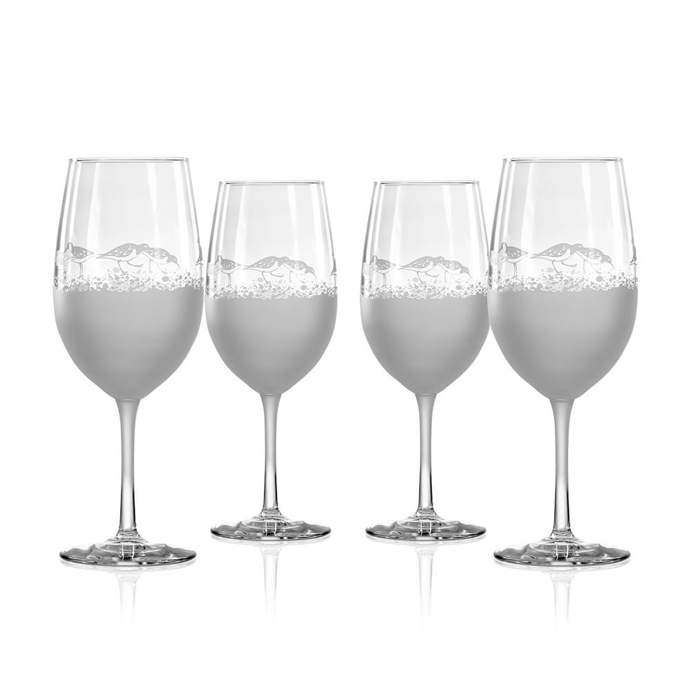 Rolf Glass Cyclone Stemless Wine Glass, Set of 4