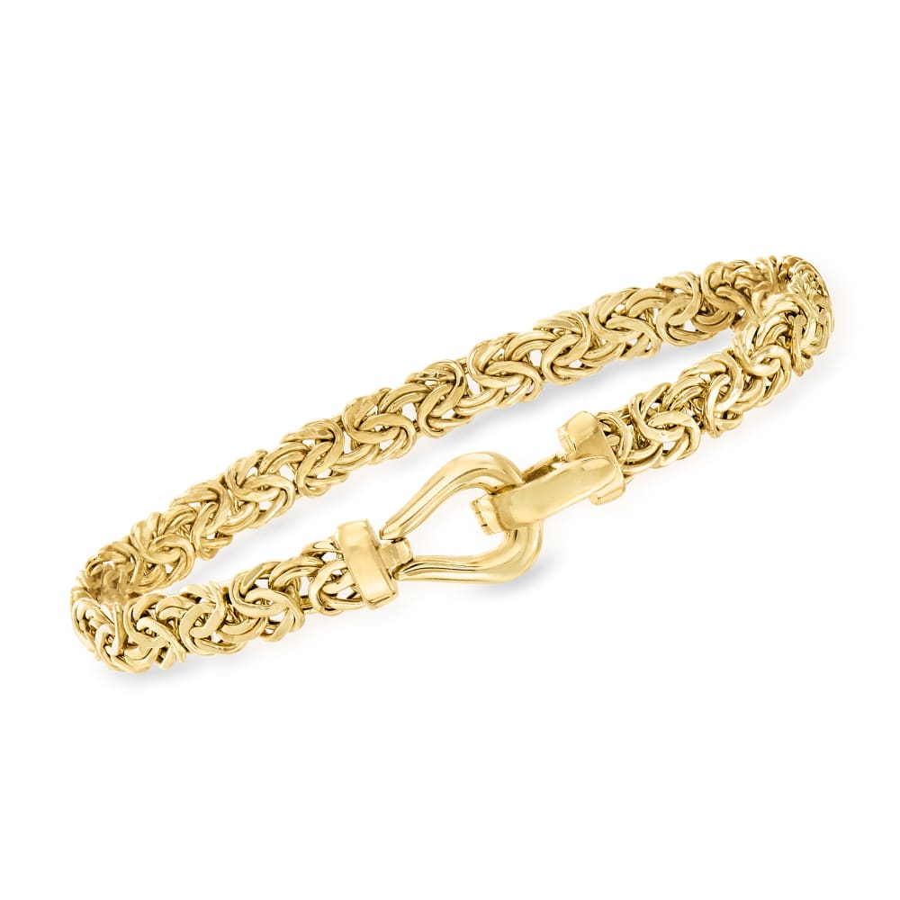 Byzantine bracelet 14k yellow gold hotsell