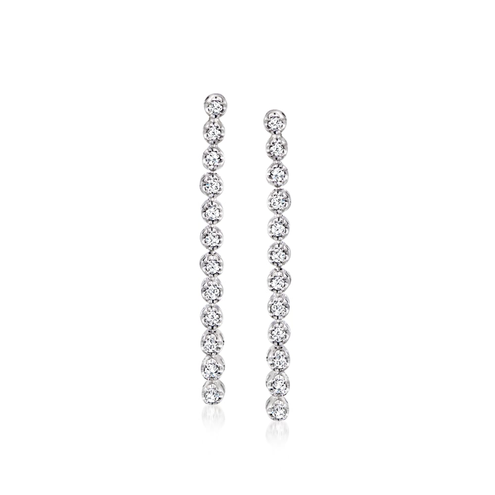 Linear best sale drop earring