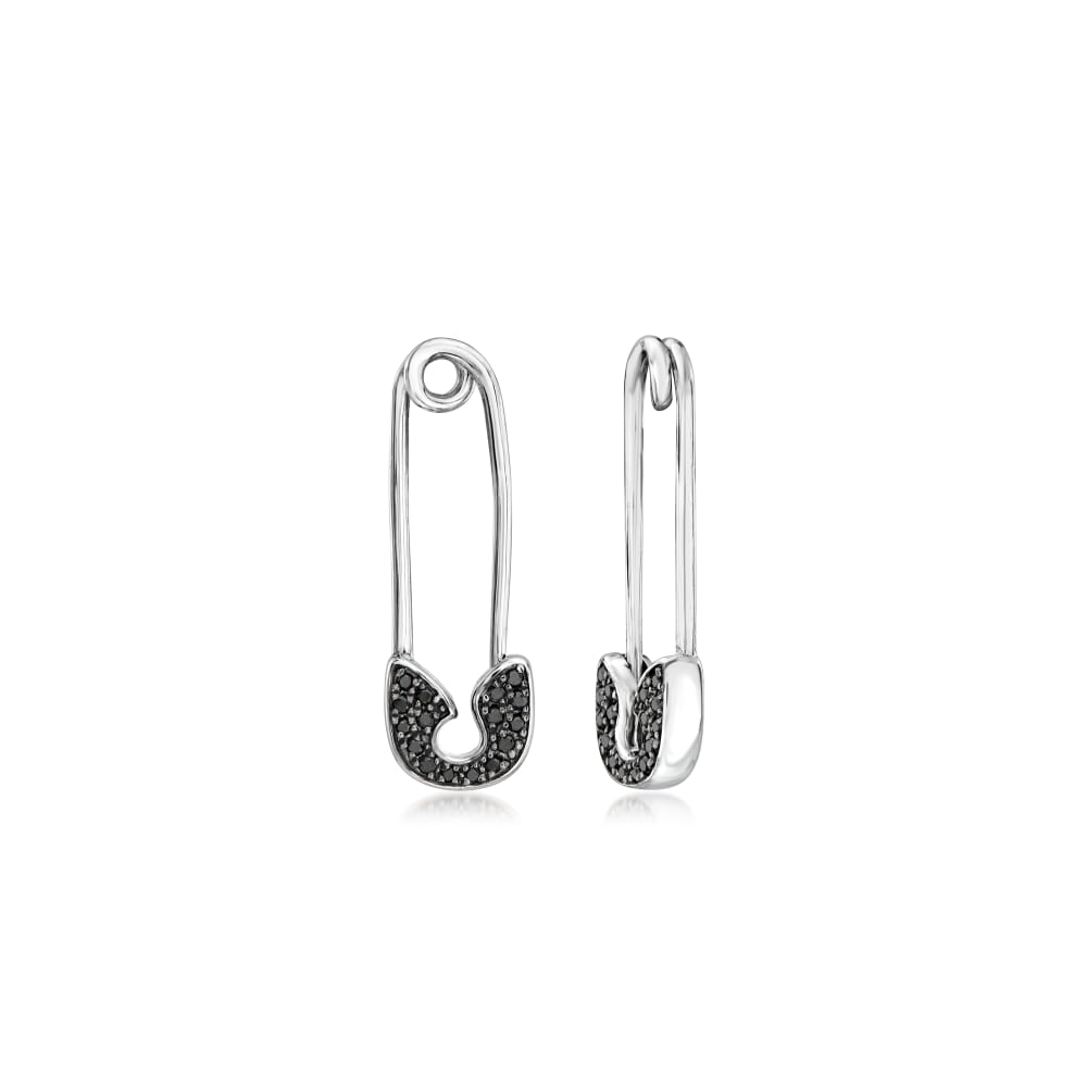 Luxe Safety Pin Earrings single - Etsy