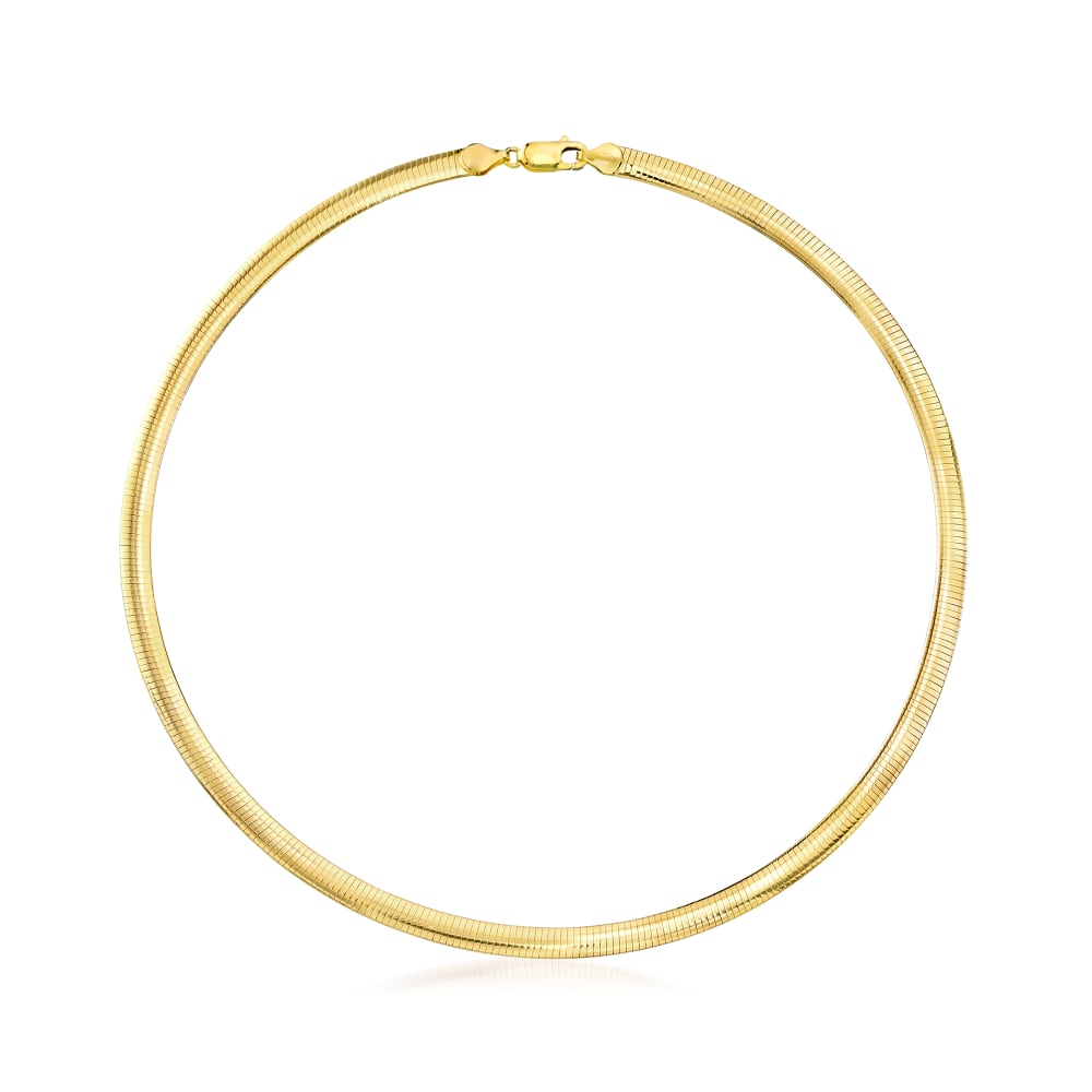 Gold plated omega necklace cheap