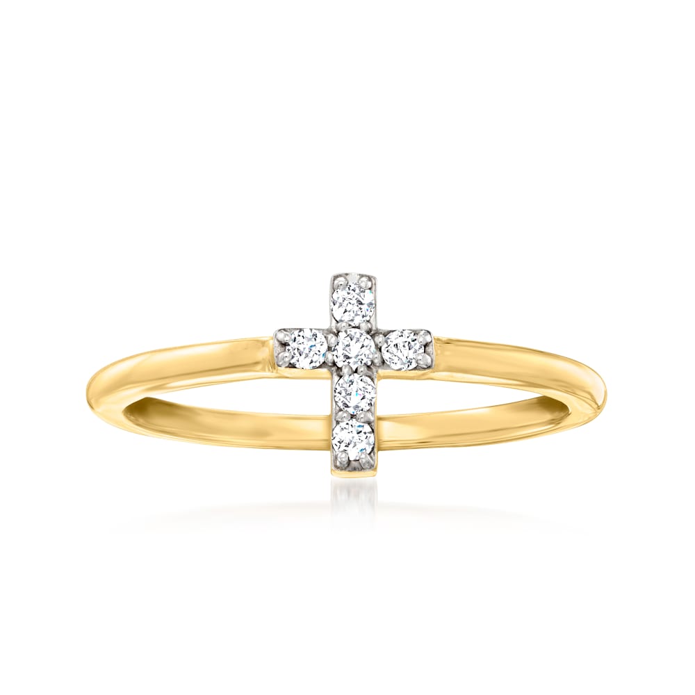 Cross online ring diamond