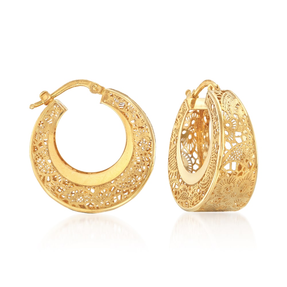 Ross simon gold hot sale earrings
