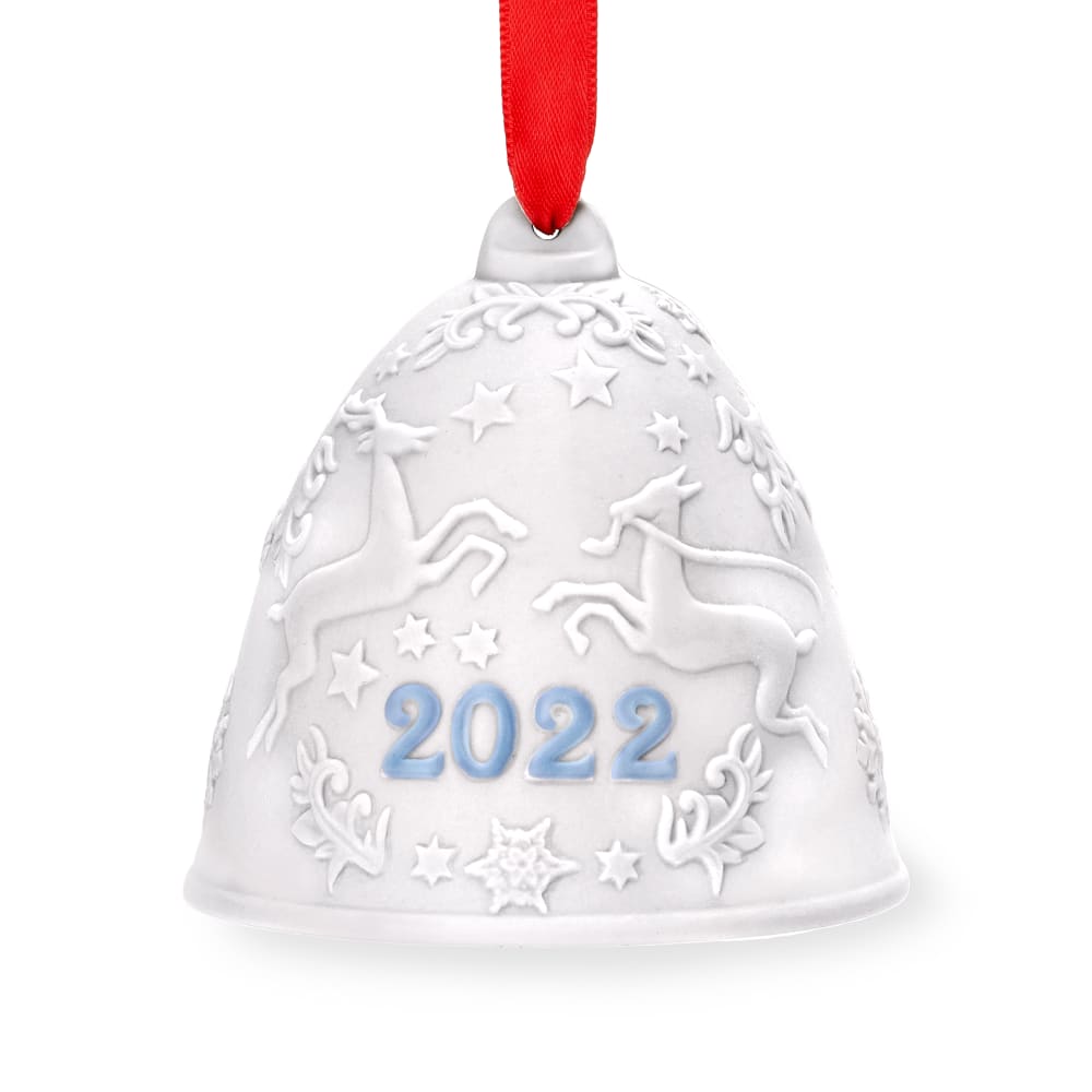 Lladro 2022 Porcelain Annual Christmas Bell Ornament RossSimons