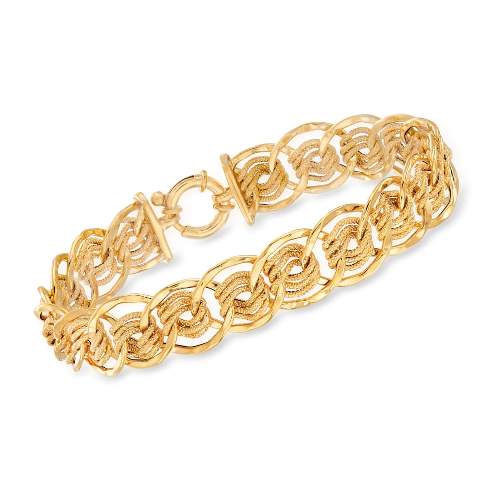 Circle online link bracelet