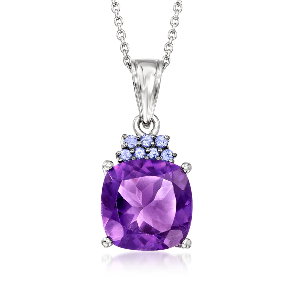Amethyst and online tanzanite necklace