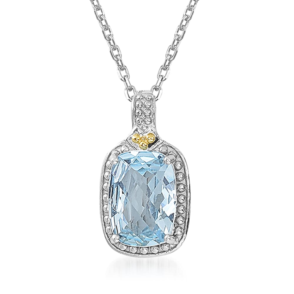 Phillip gavriel blue topaz best sale necklace