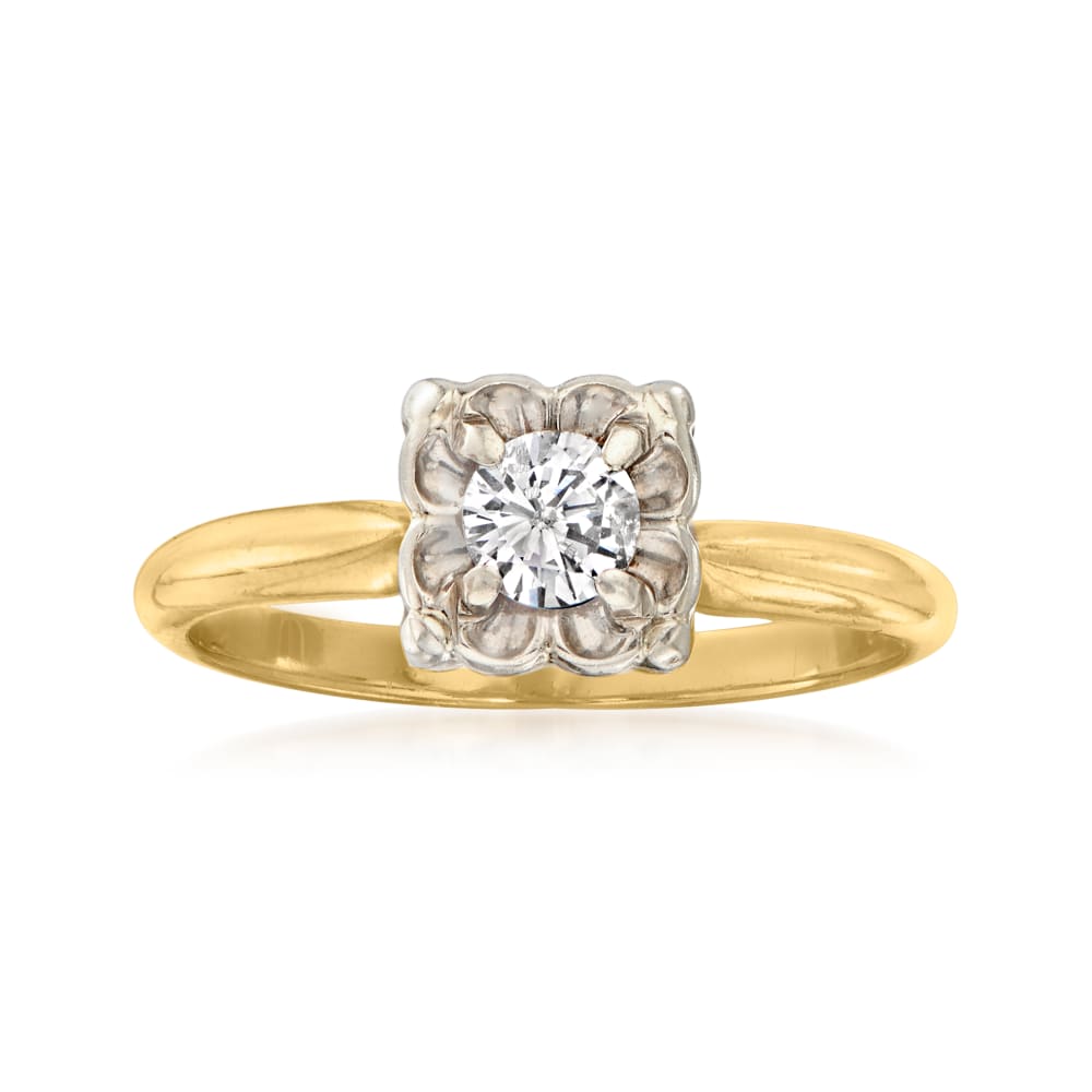 Ross simons estate diamond rings top