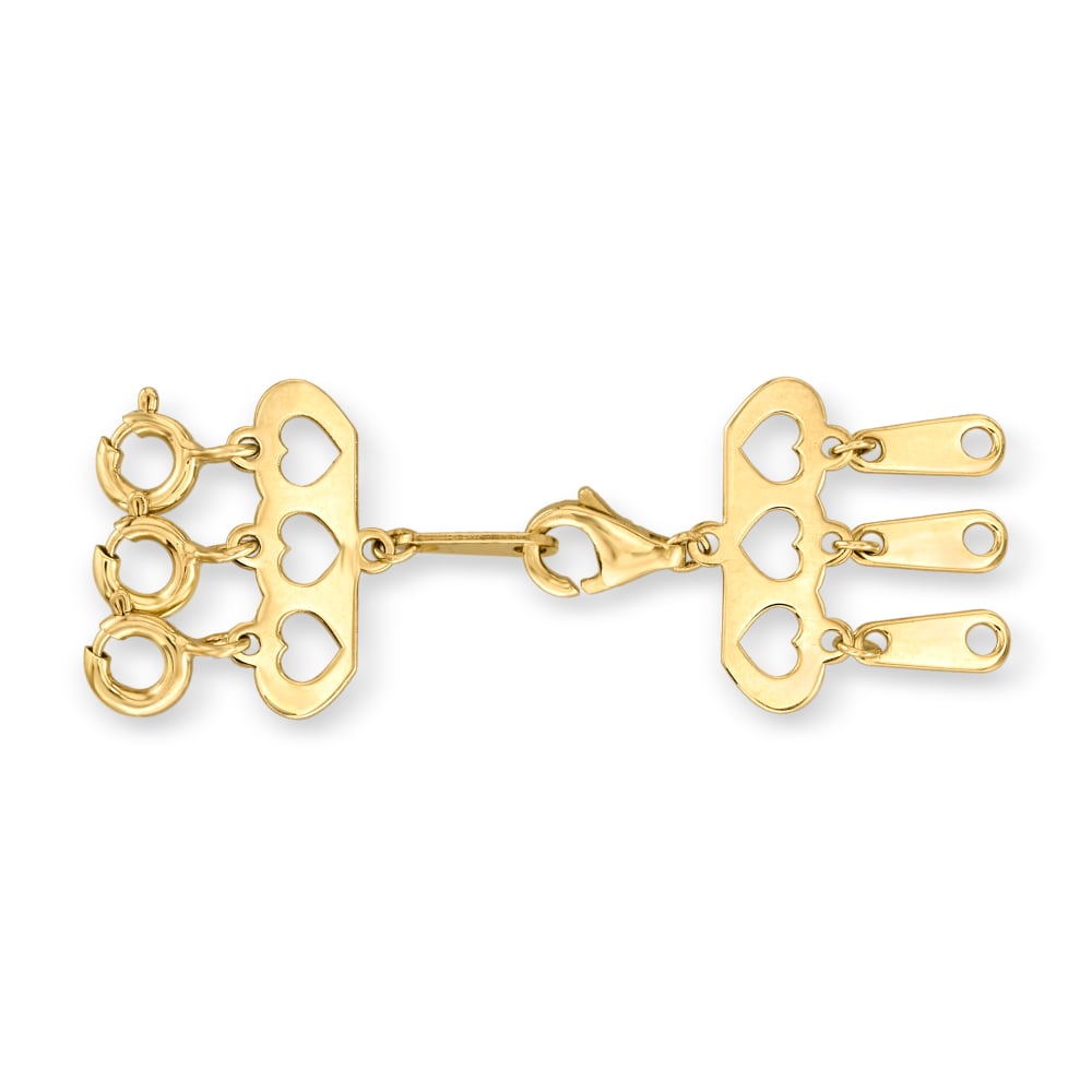 Accessory Collection - Gold Double Necklace Layering Clasp