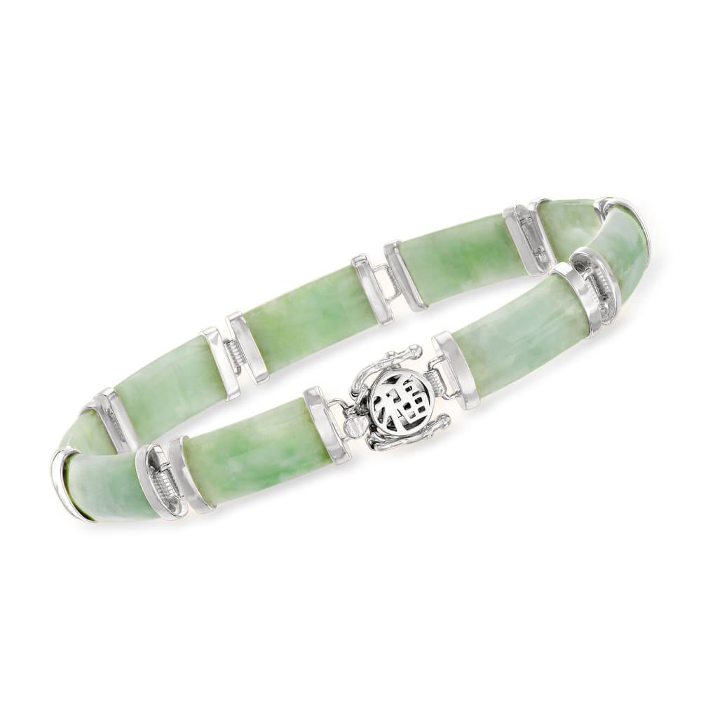 Dell Arte // Lucky Buddha + Jade Beaded Bracelet // Green + Silver - Jean  Claude Jewelry & Dell Arte - Touch of Modern