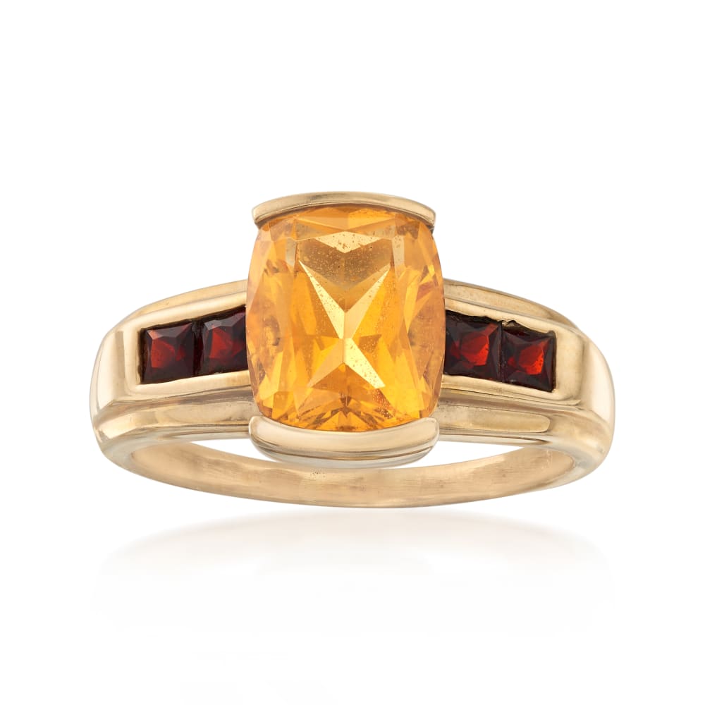 Citrine and garnet shop jewelry