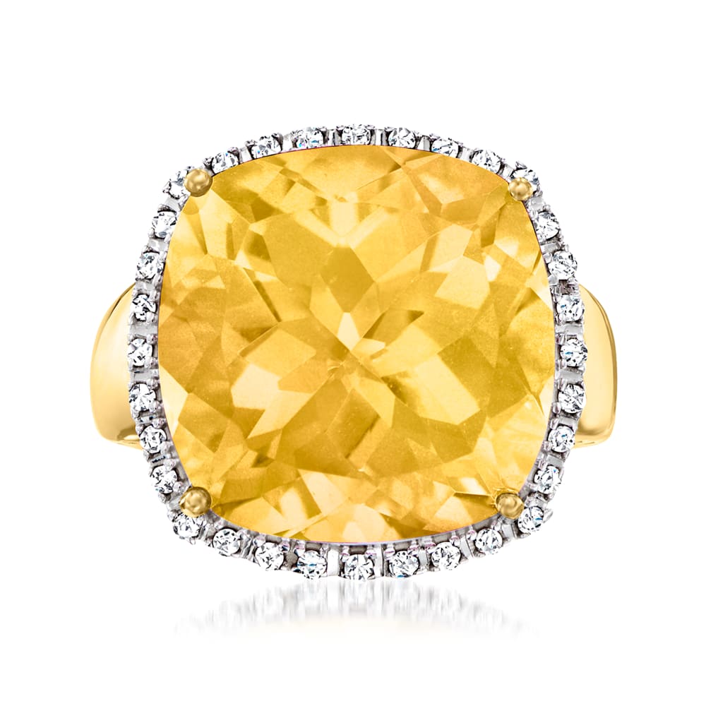 Leighanna 16 Carat Round Lab-Grown Diamond Ring Chandelier | Nekta New York