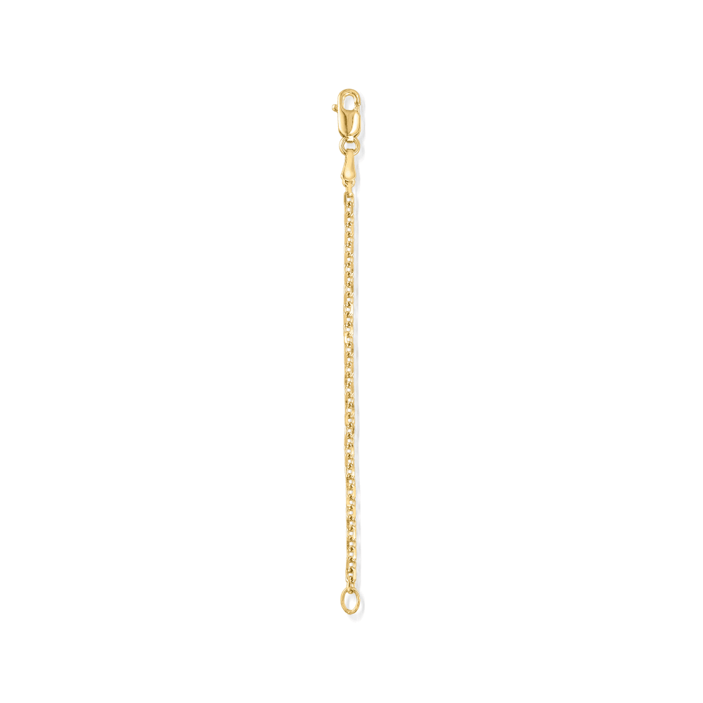 Necklace Extender - 14k Solid Gold Necklace Extender - Adjustable Extension  Chain