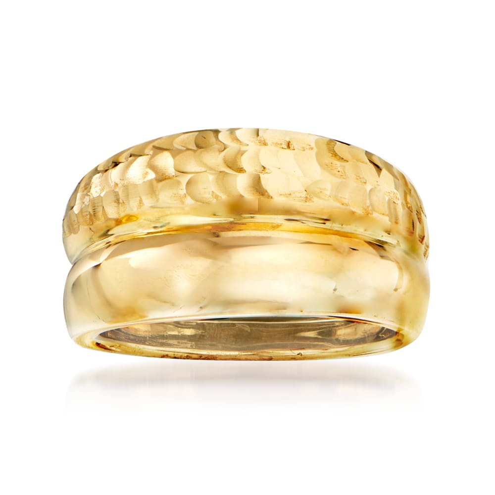 Italian 14kt Yellow Gold Ring Ross Simons