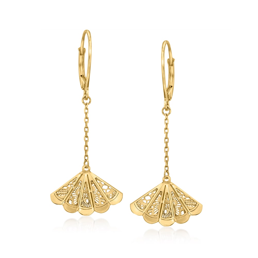 Ross simons 14kt gold earrings clearance