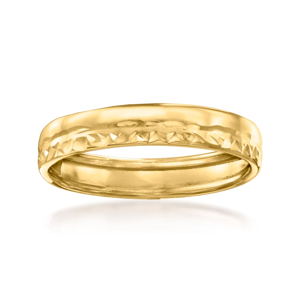 18K Rose White Gold Diamond Love Knot Link Band Signed Vintage Ring Italy  7.25 | eBay