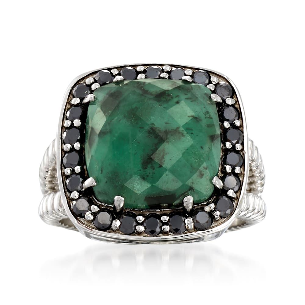 Opaque emerald ring on sale
