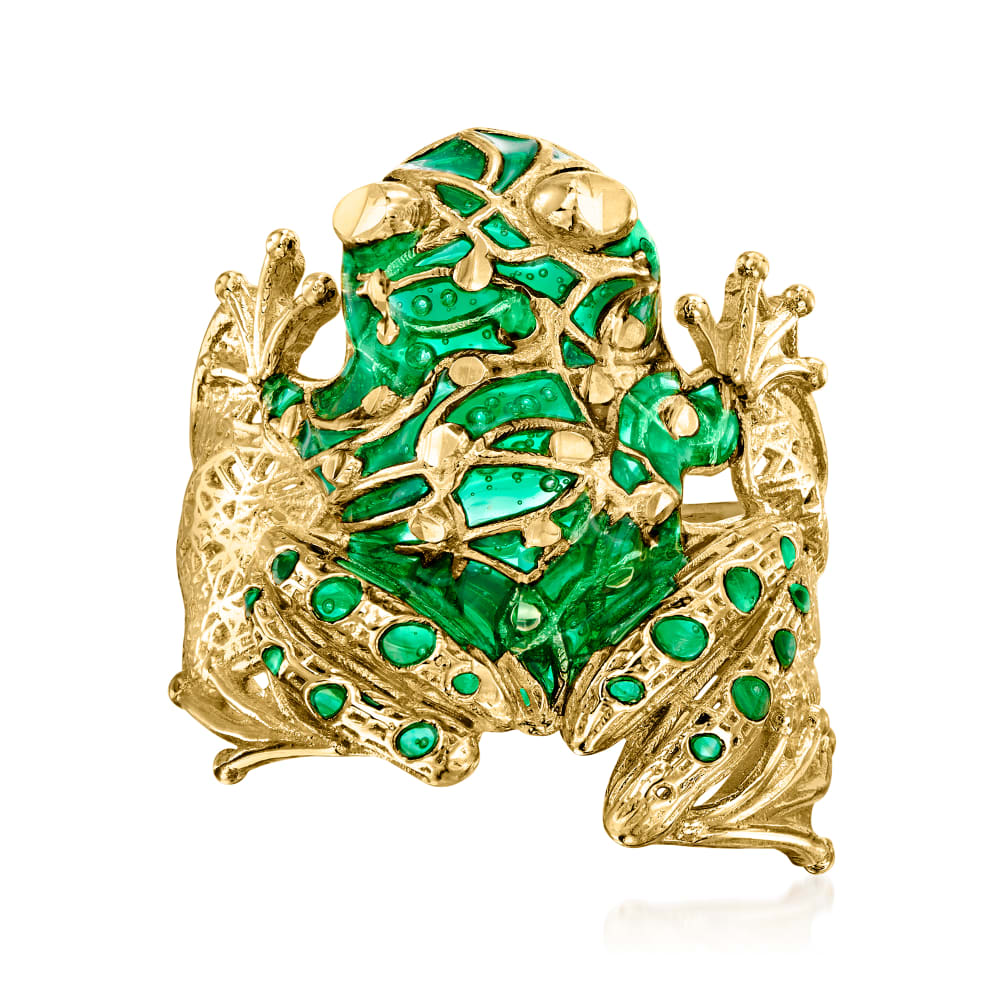 Ross simons frog shop ring