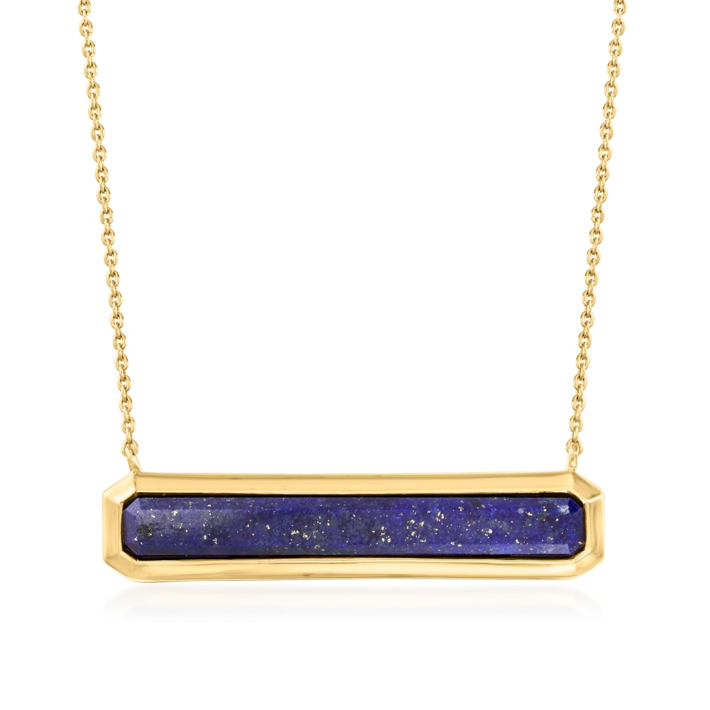Lapis bar necklace hotsell