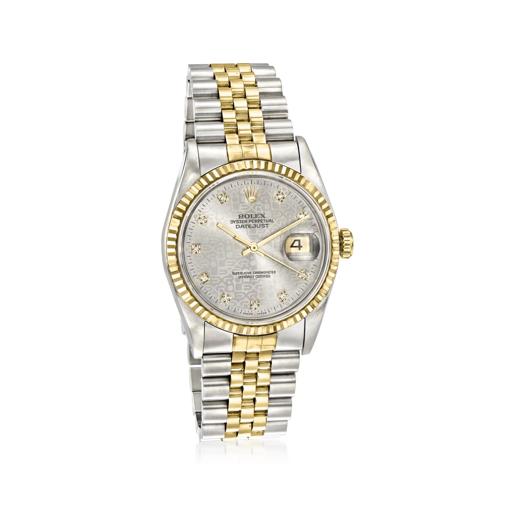 Rolex datejust mens pre owned best sale