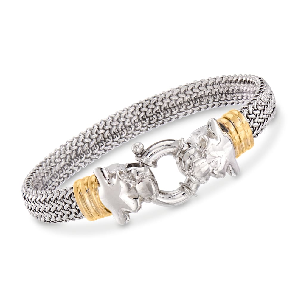 Panther head bracelet top