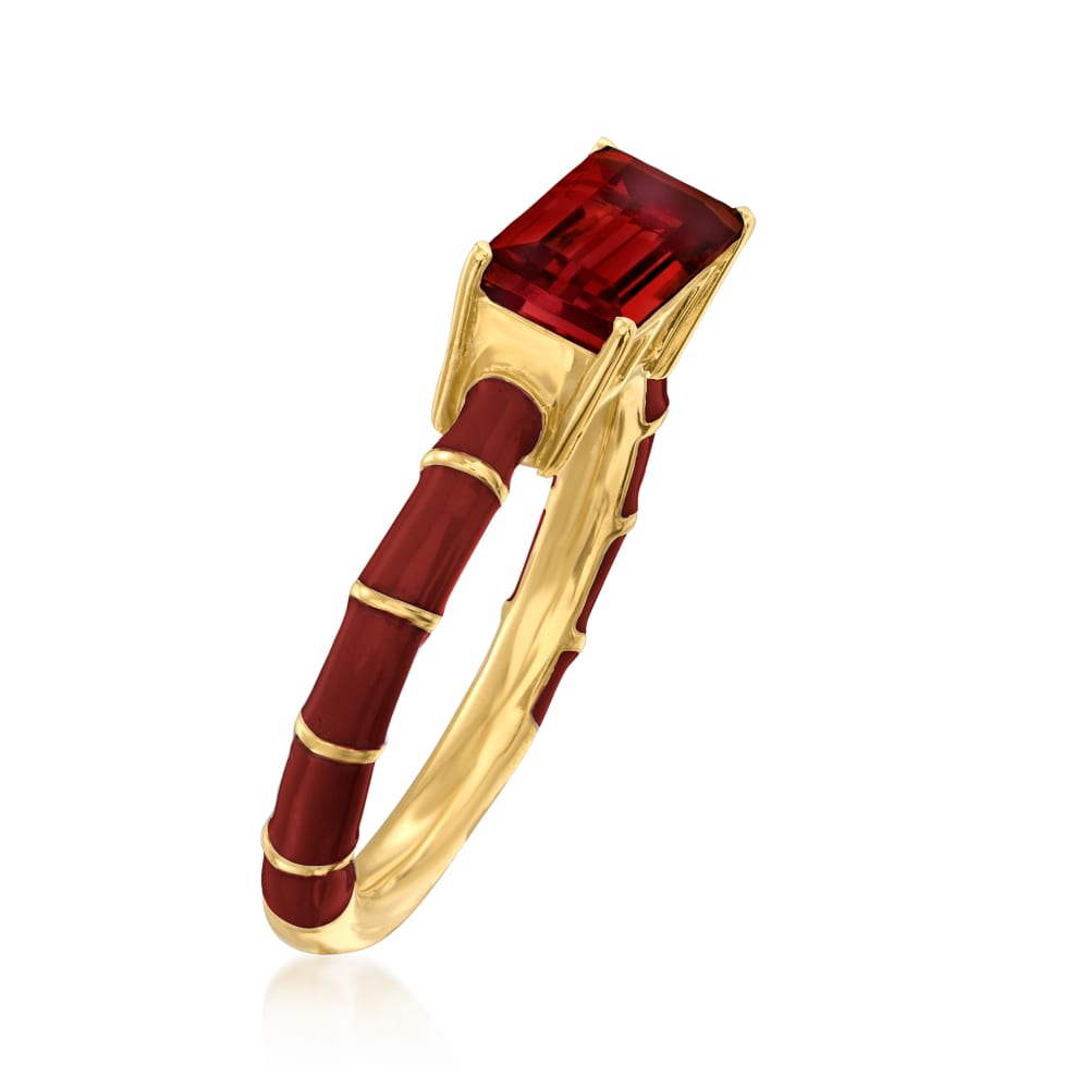 Enamel and Gilded Ring - Cevherun 24K