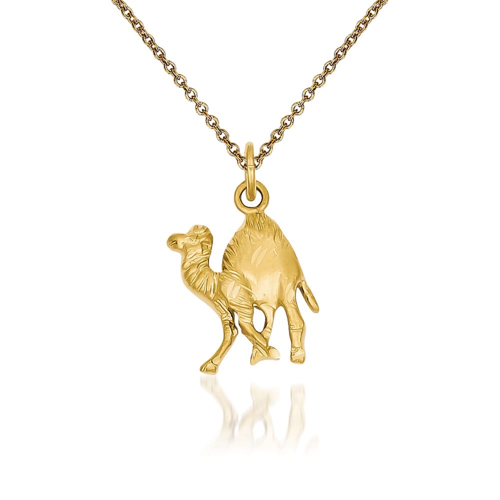 Gold camel pendant online