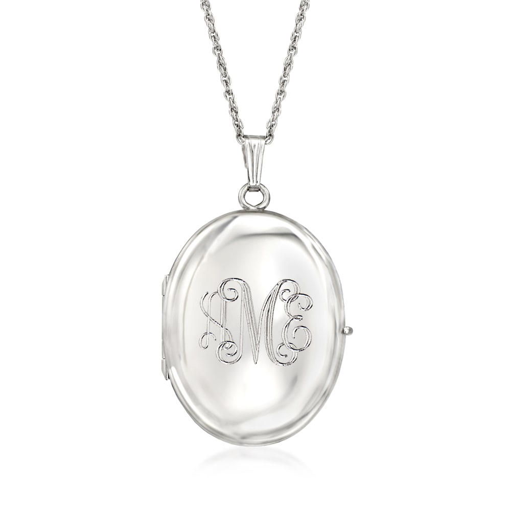 U7 Personalized Heart Photo Locket Necklace For Women