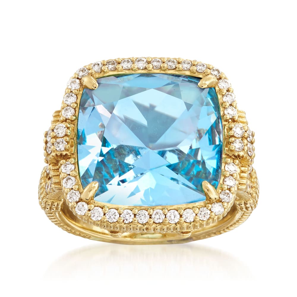 Judith ripka clearance blue topaz ring